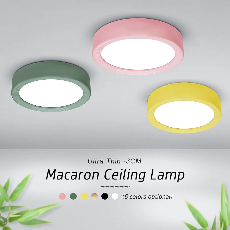 Spot led plat design coloré à diffuseur opaque