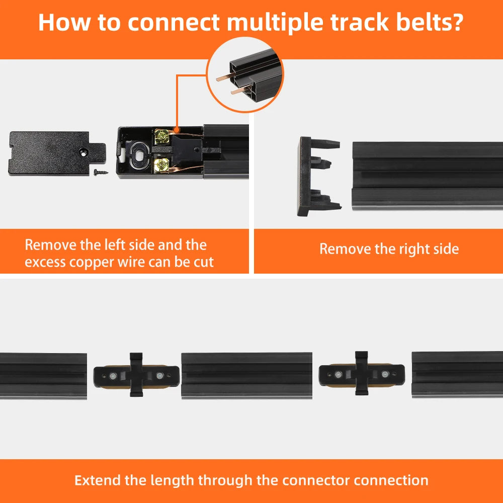 Spot orientable sur rail linéaire style projecteur