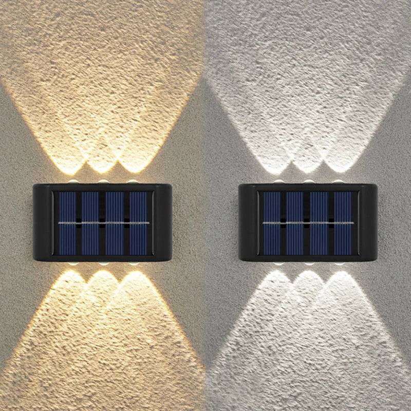 spot façade triple faisceau lumineux haut et bas