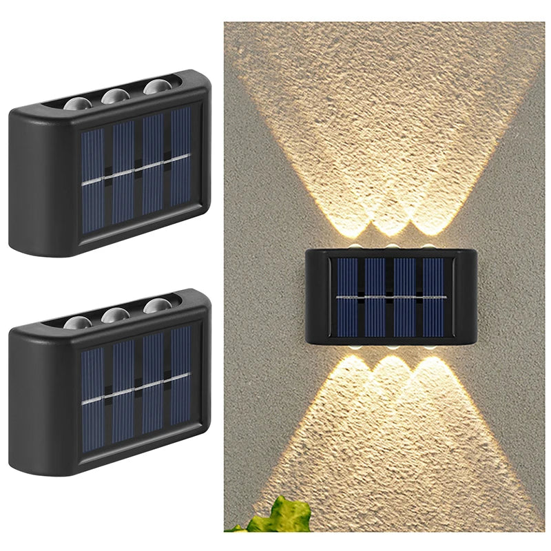 Spot extérieur solaire étanche 6 Led à double orientation