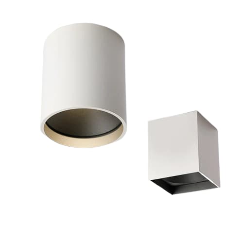 spot blanc design led en saillie au plafond
