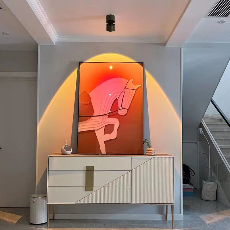 spot plafond led orange