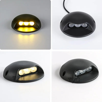 Spot LED avec renfort encastrable extérieur IP68 3W-12W | Éclairage jardin, terrasse, allée