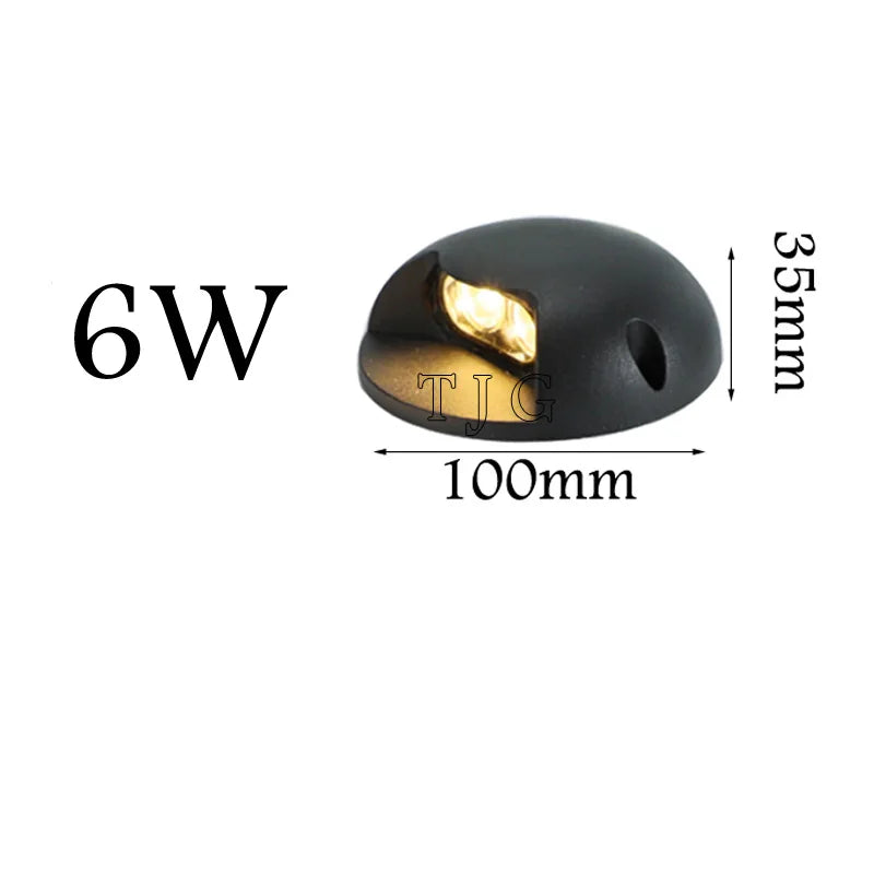 Spot LED avec renfort encastrable extérieur IP68 3W-12W | Éclairage jardin, terrasse, allée