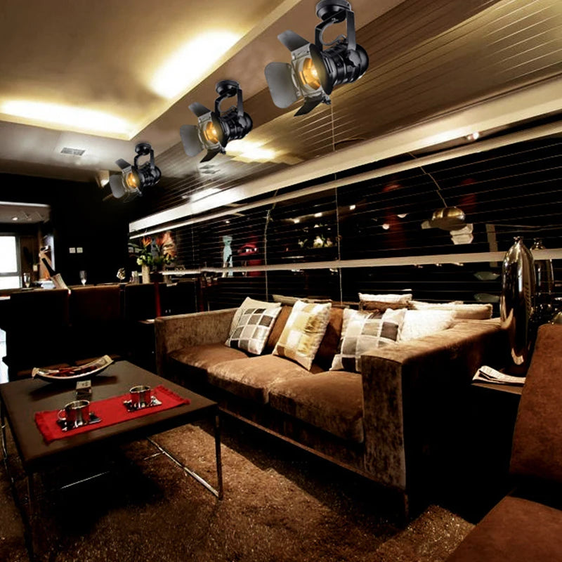 Spot led projecteur cinema orientable avec option sur rail