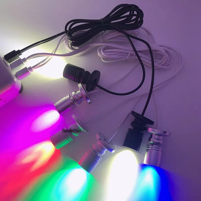 Mini spot led sur cable USB