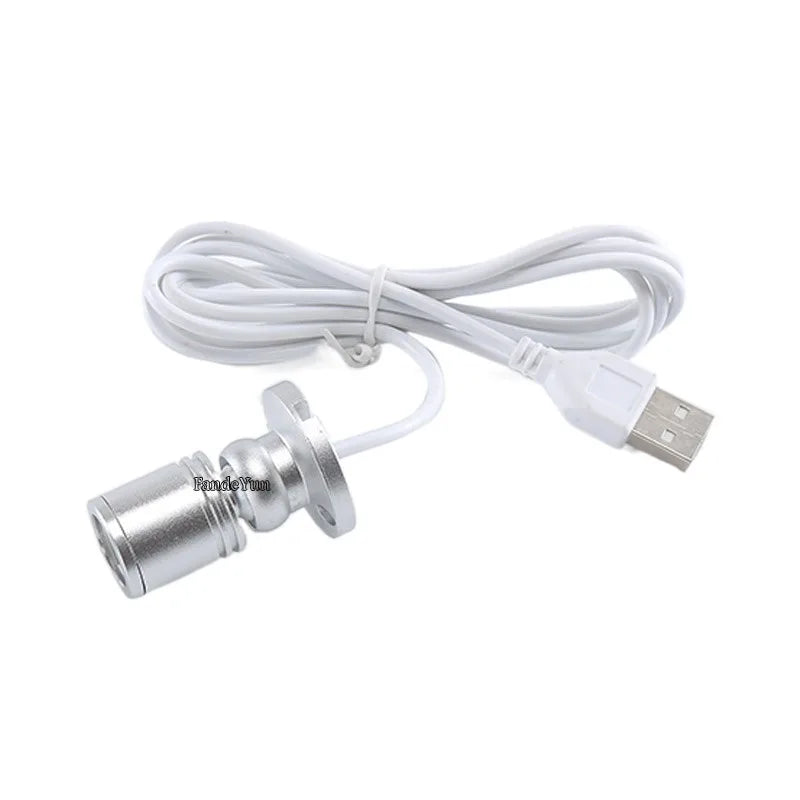 Mini spot led sur cable USB