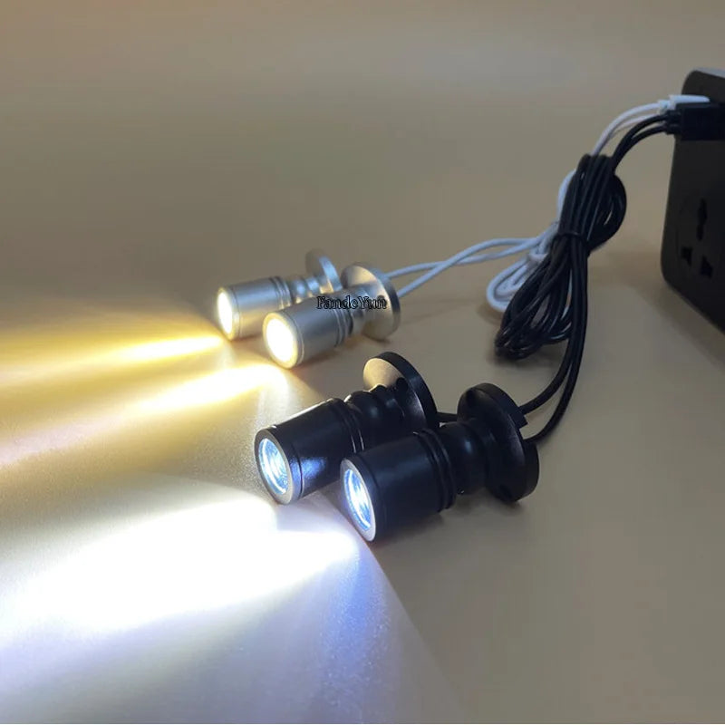 Mini spot led sur cable USB