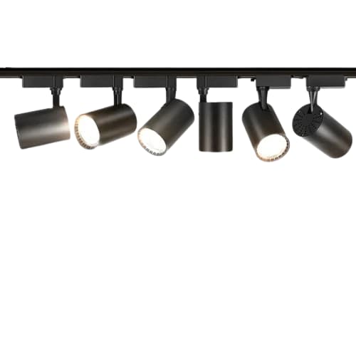Spot orientable sur rail linéaire style projecteur