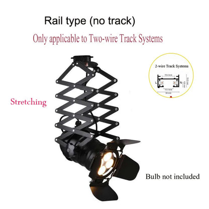 Spot led projecteur cinema orientable avec option sur rail