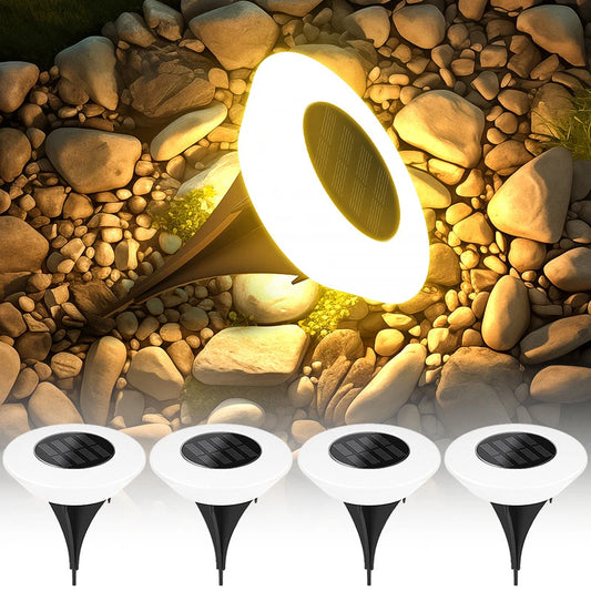Spot solaire piquet design contour lumineux