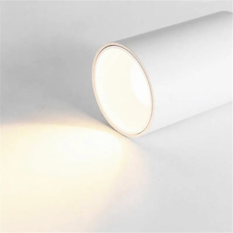 Spot led cylindre lumineux blanc