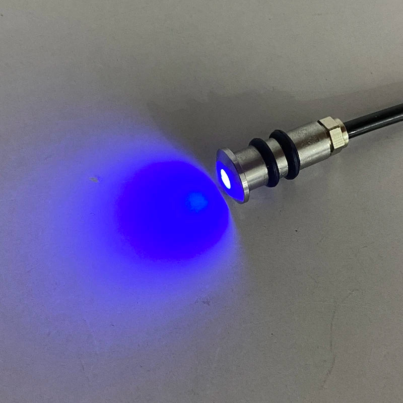 minispot led bleu etanche décoratif 