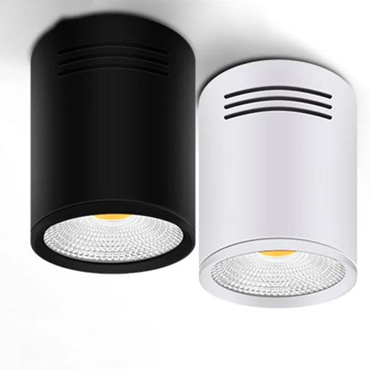 spot LED dimmable non encastrable verticaux noir et blanc