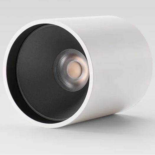 spot blanc design led blanc non encastré rond