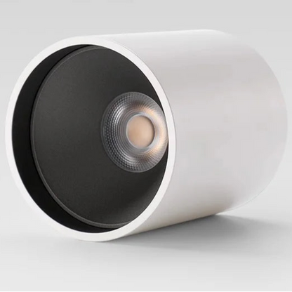 spot blanc design led blanc non encastré rond