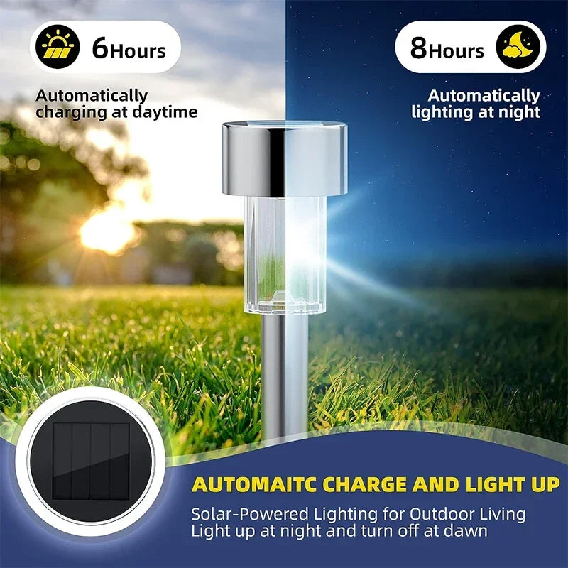 spot led moderne chrome à planter pour extérieur 